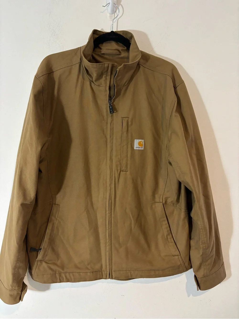 Carhartt Mens Medium Quick Duck Cryder Foreman Jacket Water Repellent Light